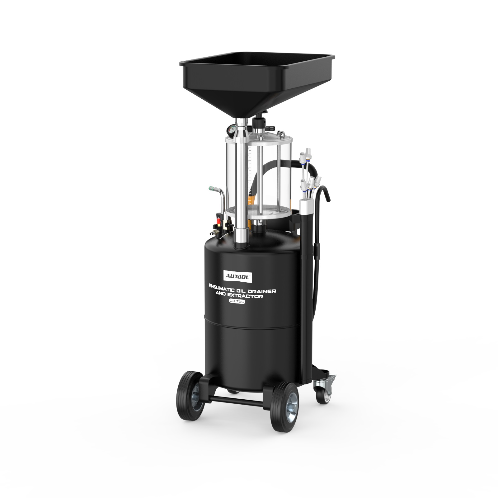 AUTOOL OD720 pneumatic oil drainer with square oil pan