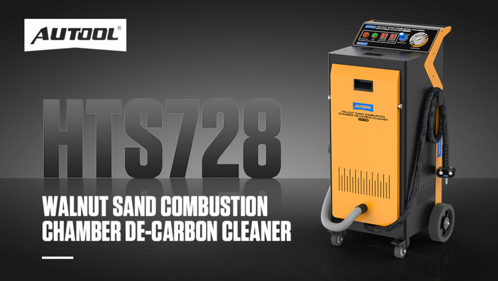 AUTOOL New Product Release | HTS728 Walnut Sand Combustion Chamber De-carbon Cleaner