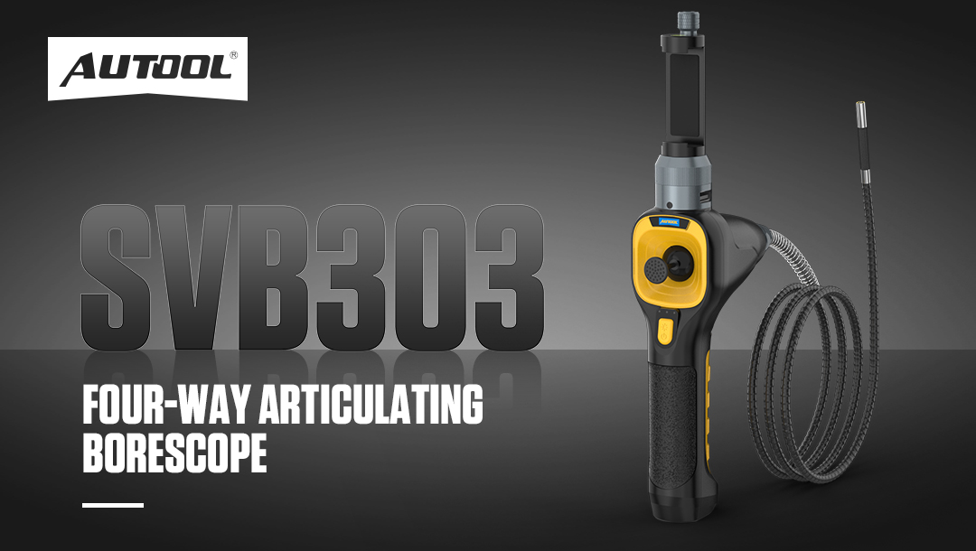 New Product Release | AUTOOL SVB303 Four-Way 360° Articulating Borescope