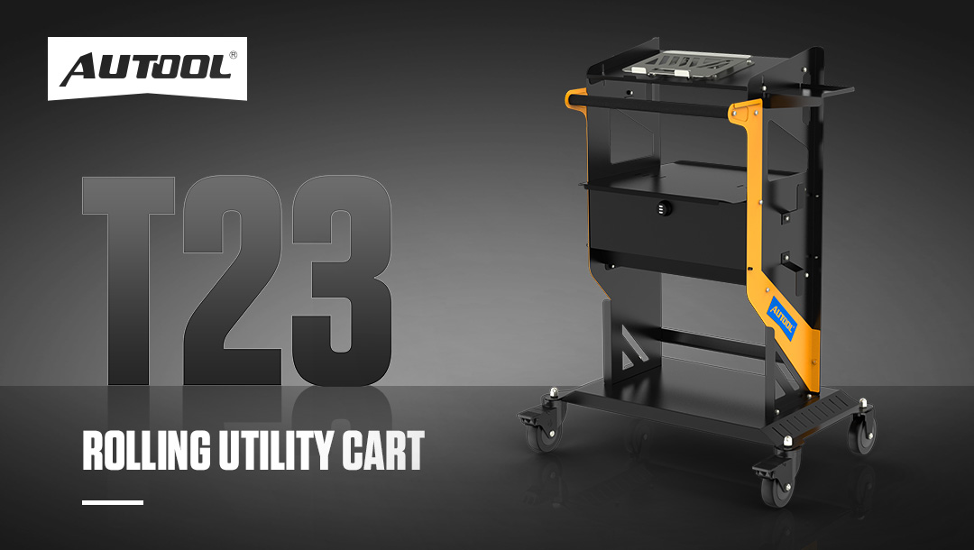 AUTOOL New Product Release | T23 Rolling Utility Cart